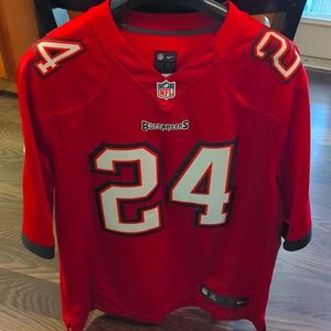 Large Nike Derrelle Revis Bucs Jersey